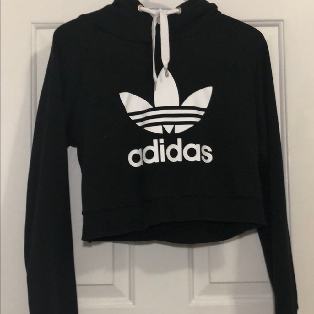 Adidas crop hoodie